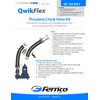 Fernco QwikFlex 24-in. Threaded Sump Pump Check Valve Installation Kit