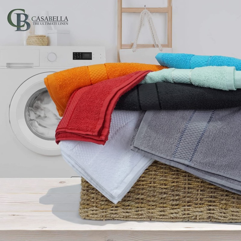 Casabella Pack of 2 Large Jumbo Bath Sheets 100% Egyptian