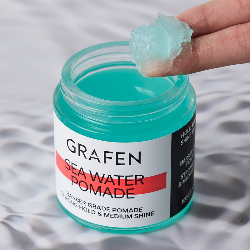 Graphene Jeju Sea Water Pomade Hair Wax 100g, 100g, 1