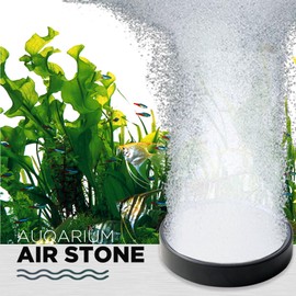 Air Stone for Aquarium Bubbler Stone 4 Inch Airstone for Fish Tank Oxygen Stone,Disc Bubble Diffuser Release Tool,Airstones for Hydroponics and Aquarium Fish Tank