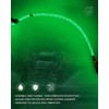 Xprite 5 FT Green LED Spiral Whip Lights, w/Rocker Switch
