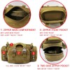 Molle Seat Back Organizer with 5 Pouches, Tactical Seat Covers,