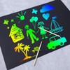 Heavy Duty Bamboo Craft Sticks, Wood Stylus Tools for Scratch,