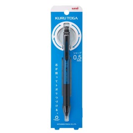 amazdone uni Kurutoga KS 0.5mm Mechanical Pencil Blue (M5KS1P.33)+uni Mechanical Pencil Lead,The Uni Smudge-Proof Leads 0.5mm HB 3 Set Sticky Notes