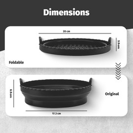 Air Fryer Reusbale Liner, Air Fryer Insert, Air Fryer Silicone Liner