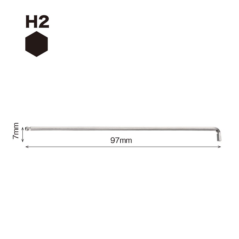 VESSEL 8200BP-L Hex Bar Ball Point L-Type Wrench Short Shaft