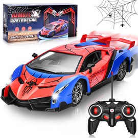 Aragallant Remote Controlled Car Spider, RC Car with Light, Remote Controlled Car Toy for Children from 3+ Years, Car Toy Outdoor Indoor, Birthday Gifts Christmas for Boys Girls