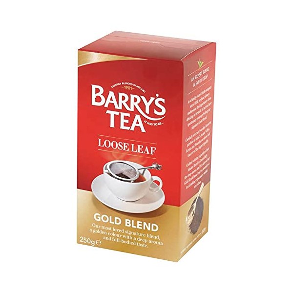 Barry's Gold Loose Tea (250 gram) x 2 box (500 gram total) Imported from Ireland