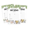 Inkdotpot 30 Fill in Style Baby Shower Invitation Cards Safari Jungle