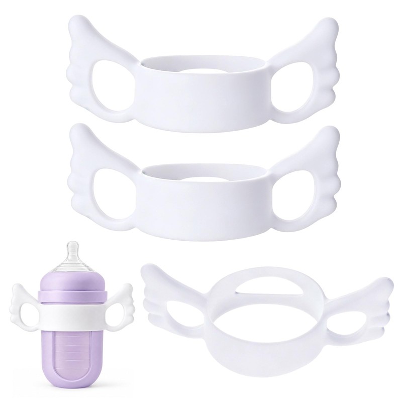 3 Pcs Baby Bottle Handles for Boon Nursh - Silicone
