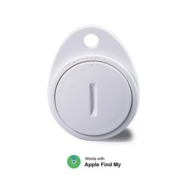 Smart Tag Locator Tracking Device，Key Finder Luggage Tracker for Keys, Backpack, Wallet, Pets Works with iOS and android， Waterproof anti-lost device - Color: White-1-Pack-iOS