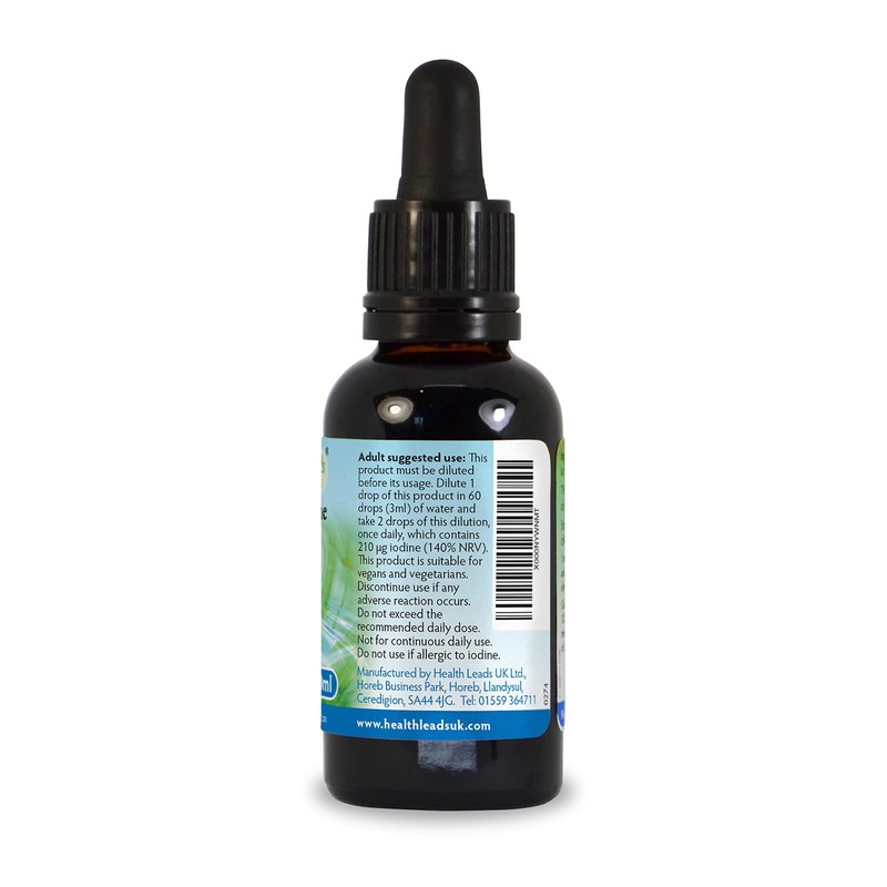 Lugols 5% Iodine Solution 30ml, True 5% Liquid Formulation, Bulb