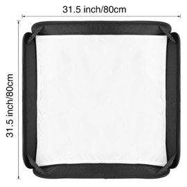 Godox 32x32inch 80x80cm Grid Strip Softbox with S2 S-Type Speedlite Bracket Bowens Mount for Godox V1 Series, AD200Pro, AD200, AD400Pro, V860II, TT350 Series Flash Speedlites