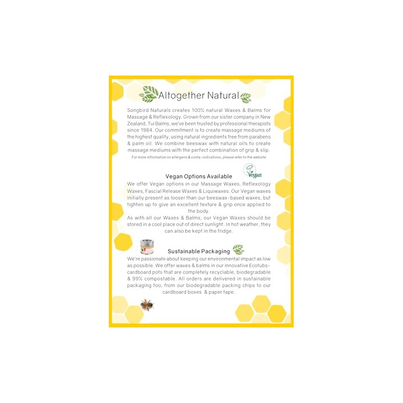 Songbird Songbird Naturals Vegan Zest Liquiwax