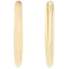 Felendy Ponytail Extension Claw 20" Bleach Blonde Straight Clip in