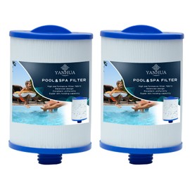 YANHUA Spa Filters for Hot Tub Filter, PWW50 Filter Replacemen, Compatible for PWW50 Hot Tub Filter, for Unicel 6CH-940, for Filbur FC-0359, for Waterway Plastics 817-0050 (2)
