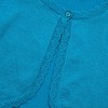 BlackButterfly Girls' Long Sleeve Bolero Sparkle Cardigan Children, turquoise
