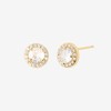 [Exclusive] Gold & Deer 14K GF Pave Cubic Stud Earrings