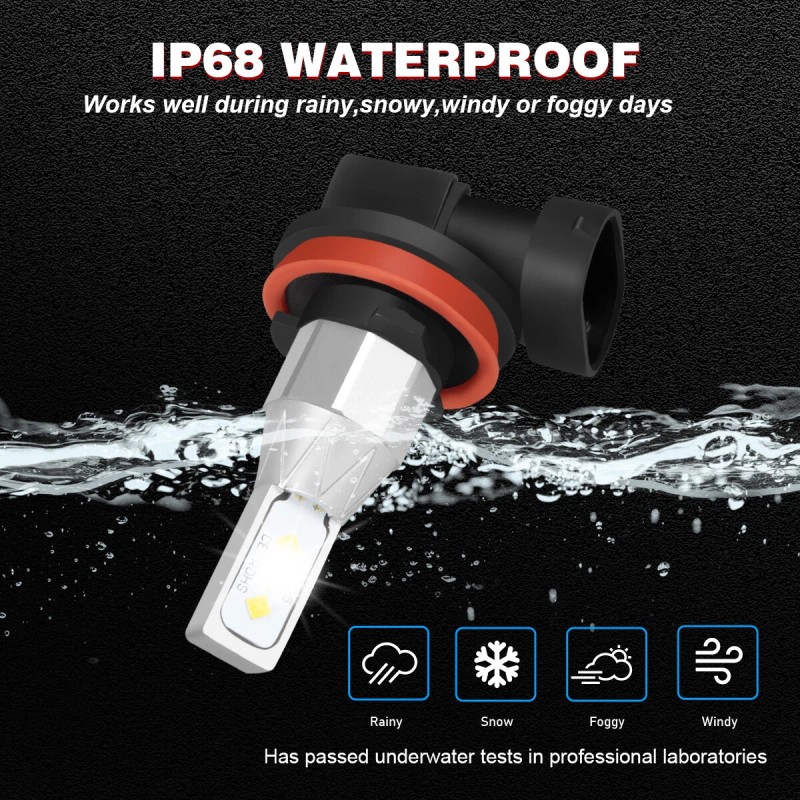 SHENKENUO For Infiniti QX30 2017 2018 2019 6500K LED Headlight