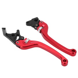 Brake Clutch Levers Handle High Sensitivity CNC Aluminium Alloy Universal Accessories for MotorcycleRed