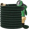 Xirssvy Expanding Expandable Flexible Garden Water Hose w Spray Nozzle
