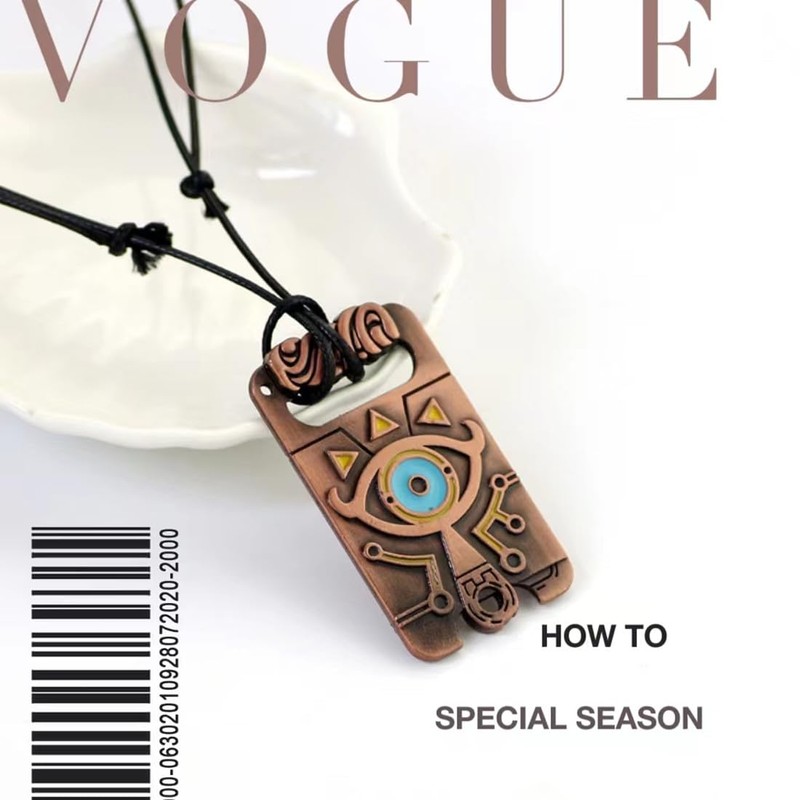 GAUEIOUR Zelda Necklace,Zelda Legend Wilderness Breath Pendant Necklace, Suitable for