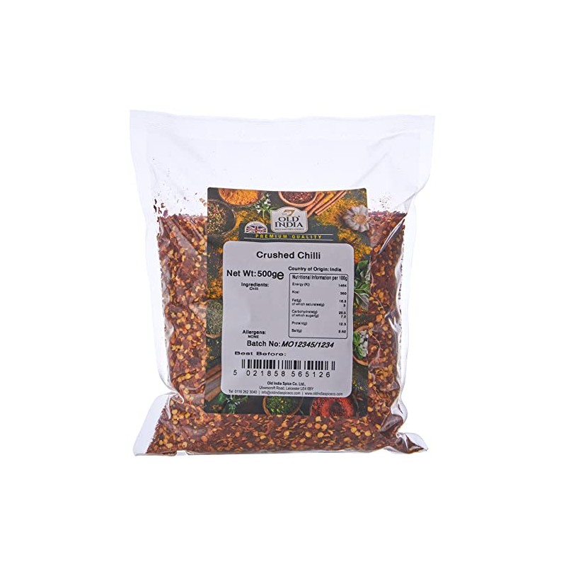 Old India Crushed Chilli 500 g