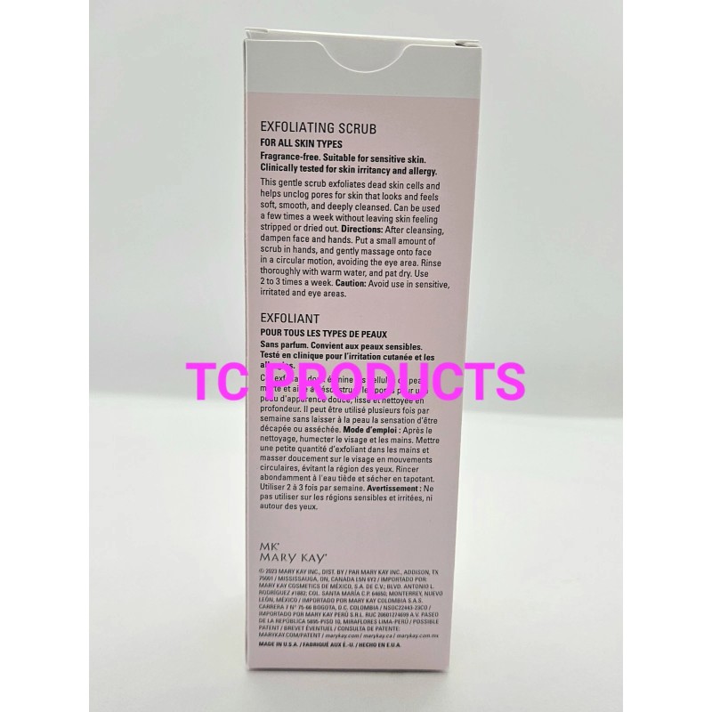 Mary Kay Exfoliating Scrub For All Skin Types 3.0 FL