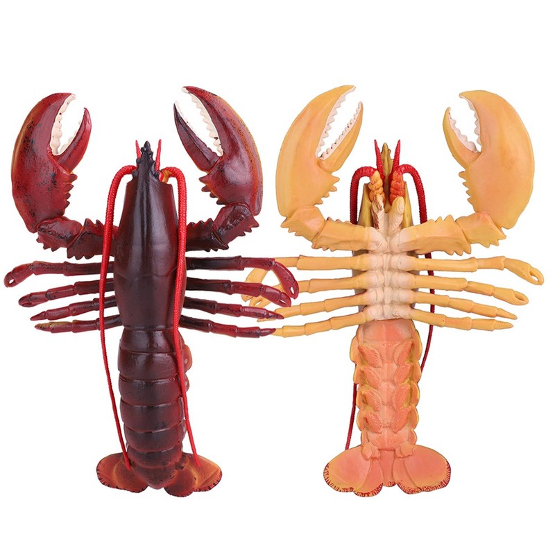 Plastic Lobster Model Simulation Seafood Restaurant Prop Model Decoration (23cm)