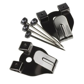 Fukui Metal Crafts F-0012 Iron X Hook, Medium, Black