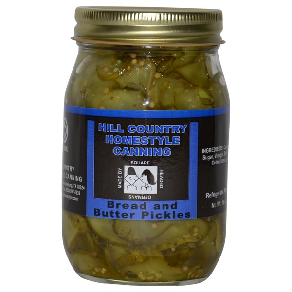 Texas Hill Country German Bread And Butter Pickles 16oz