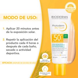 Bloqueador Solar Muy Claro - Photoderm Dry Touch - Bioderma