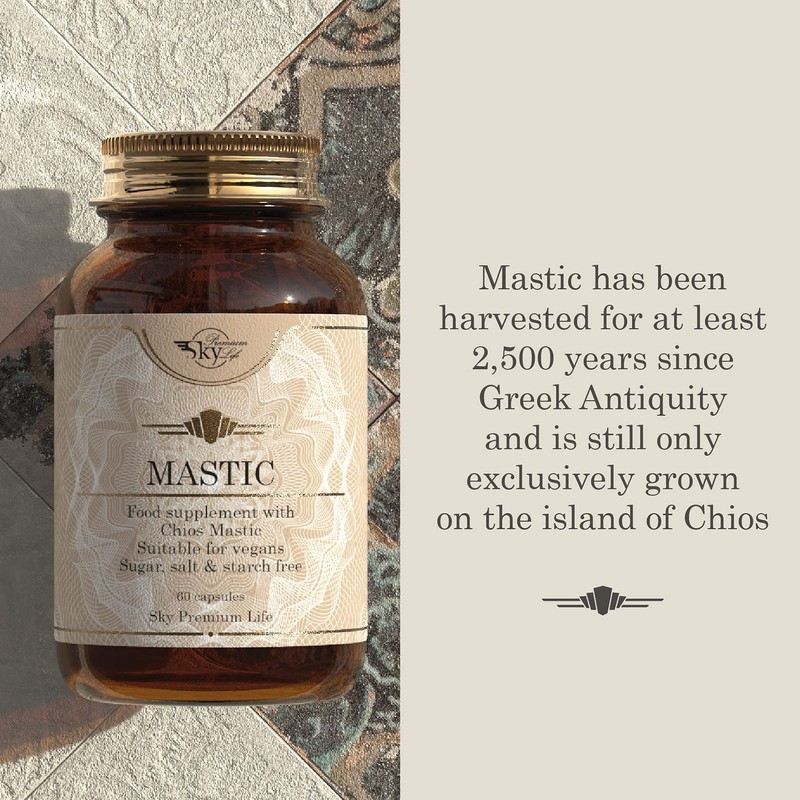 Sky Premium Life Chios Mastic Food Supplement (60 Capsules)