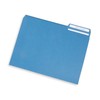 File Folder, 1/3 Cut Tab, Letter Size, Blue, Great for