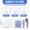 XIHIRCD 9pcs Hearing Amplifier Domes and Cleaning Kit for Audien