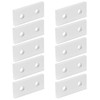 Joining Plate, 10Pcs Joining Plate, Aluminum Flat Straight Corner Brace