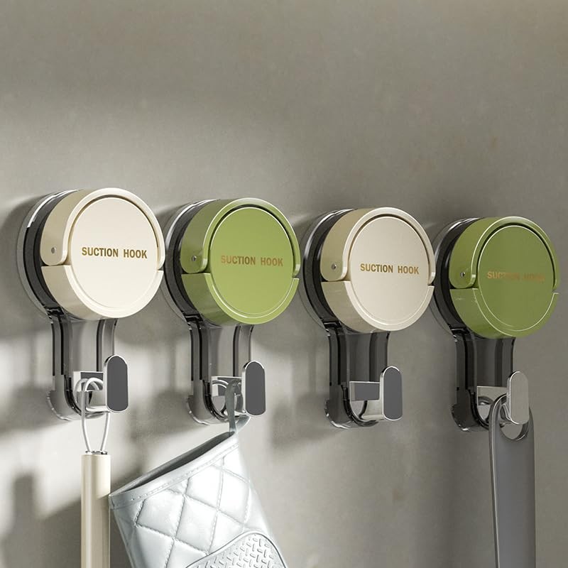 HOME&I Suction Cup Hooks – Heavy Duty, Waterproof & Reusable