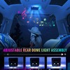 AMSPRAC Universal Car Roof Dome Lights Replacement,Adjustable LED Ceiling Lamps