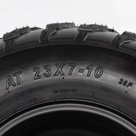 Unbranded 23x7-10" inch Tire Wheel 4 Lug Rim 23X7X10 for ATV Quad 250cc 200cc Go kart