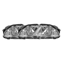 Fronimo Left+Right Clear Front Bumper Fog Light Lamp Compatible with Lexus LS460 2007 2008 2009 2010 Pair Fog Light Lamp 8121150090, 8122150090