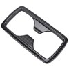 Rear Water Cup Holder Panel Frame Trim Carbon Fiber Style