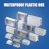 Waterproof Electronic Project Box Enclosure ABS Plastic Cover Cases Grey/Transparent
