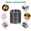 DOITOOL 4pcs Graphite Tank DIY Ingot Molds Graphite Casting Mold
