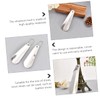 Healeved 2pcs Portable Stainless Steel Shoehorn with Hanging Ring Ergonomic
