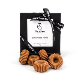 Sandalwood Vanilla Wax Melts, Eco Soy Wax, Premium Quality, Highly Scented, 8 Melts, 70g, Handmade With Care !