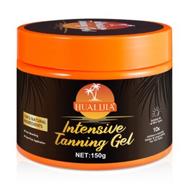 Golden Intensive Tanning Gel, Tanning Oil with Natural & Organic Ingredients, Tanning Lotion Outdoor, Achieve a naturally Darker and Long-Lasting Tan-5.29oz