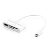 kwmobile 3in1 Micro-USB OTG Adapter - Cardreader SD Micro SD