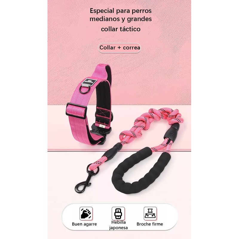 UNA MASCOTA Collar Táctico para Perros - Seguridad y Comodidad