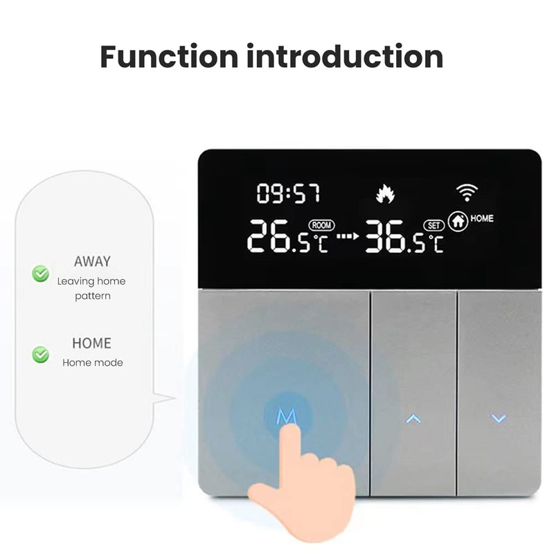 Dpaaoyer AVATTO Tuya WiFi WiFi Thermostat Temperature Controller 100-240 V