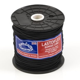 Everlasto 'Lastoflex' Bungee Cord Black 2mm x 100M Reel
